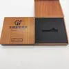 Empaque de Terminal Caja de Madera Almacenamiento Soporte Interior Impresión de Logo Música para Coche Tapa abatible Caja de Empaque USB Digital