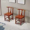 Silla de Madera Maciza Estilo Chino Antiguo Respaldo de Madera de Caucho Silla de Té Silla de Comedor Fabricante de Sillas de Madera Venta Directa Venta al por Mayor Precio Especial Liquidación