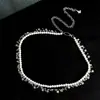 Collar de lata de amor roja que se abre y se cierra, nicho, temperamento simple, nueva atmósfera dulce, cadena para clavícula de chica, collar para el cuello