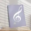 Pasta de Partituras Modificável, Não Refletiva, para Classificação e Armazenamento de Documentos de Estudantes Universitários, Pasta de Piano, Partituras de Piano