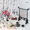 Decoraciones de Escena Estilo Antiguo, Accesorios de Fotografía de Caligrafía, Artefactos de Jade, Montaje para Fotografía de Transmisiones en Vivo y Videos Cortos, Flores de Ciruelo