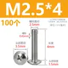 M2M3M4M5M6M8 Tornillos para Máquina de Acero Inoxidable 304 Cabeza Plana de Cruz Tornillos de Cabeza de Champiñón Cabeza de Paraguas Pernos de Cabeza Grande
