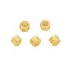 Cuentas Espaciadoras Hexagonales con Mantra de Seis Sílabas con Conservación de Color Chapadas en Oro de 18K DIY Accesorios de Joyería Hechos a Mano Material para Enhebrar Cuentas Pulsera D139