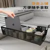 Cesta colgante para cama de dormitorio, estante de almacenamiento lateral de la cama, organizador de mesita de noche suspendido, estante de almacenamiento para habitación de dormitorio sin perforaciones