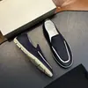 Novos Mocassins de Malha Masculinos Ga Primavera e Verão Tendência Color-Blocking de Cano Baixo Sapatos Casuais Slip-On Planos Casuais Masculinos