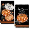 Popular Paño de Cocina de Halloween de Temu con Diseños de Calabaza y Fantasma, Paño de Cocina con Ambiente Festivo de Halloween Estilo Americano