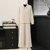 Conjunto de dos piezas elegante de manga corta para otoño e invierno de mujeres de mediana edad y mayores, conjunto versátil de talla grande nuevo y moderno casual