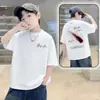 Camisetas de Verano de Manga Corta para Niños, Ropa para Niños Grandes, Tops Finos de Verano para Bebés, Nueva Ropa Infantil para Niños de Verano 2026