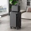 Mala de Viagem Expansível de Cinco Rodas com Abertura Lateral de Grande Capacidade para Homens e Mulheres, Mala de Rodinhas para Bagagem Despachada com Cadeado de Combinação, Mala de Viagem 28 polegadas