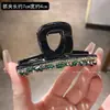 Presilha de Cabelo de Cristal de Luxo para Mulheres, Novo Design Luxuoso com Strass, Tamanho Médio para Cabelos Finos, Piranha Elegante, Acessório de Cabelo de Presilha de Tubarão de Alta Qualidade