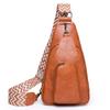 Bolso bandolera retro de PU europeo y americano para mujer 2023, bolso bandolera cruzado de estilo informal, sencillo y combinable con todo.
