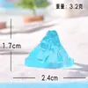 Acessórios Decorações DIY para Micro-Paisagismo para Mesa de Escritório Mini Enfeites de Resina Geleira Simulada Criativa