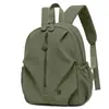 Mochila Feminina, Estilo Coreano Outono e Inverno, Novo Estilo Casual, Mochila Cor Sólida Estilo Coreano, Mochila Simples para Trabalho e Deslocamento