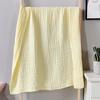 Toalla de baño de gasa para bebé de comercio exterior, manta, edredón suave absorbente de 6 capas de algodón no fluorescente, toalla edredón para bebé