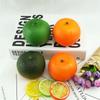 Adornos de fruta falsa de plástico naranja de alta simulación, modelo de gabinete de naranja falsa, decoración de exhibición del hogar, accesorios de fotografía