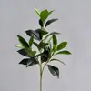 Hojas de Limón Simuladas, Hojas de Naranja, Hojas de Laurel de Osmanthus, Hojas de Árbol de Té, Hojas Táctiles, Árboles para Paisajismo de Plantas, Decoración del Hogar