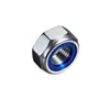 Acero Inoxidable 304 Tuerca Hexagonal de Bloqueo Antiaflojamiento M2-M6 Tuerca Antideslizante