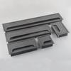Mesa Cuadrada para Conferencias de Computadora Aleación de Aluminio Caja de Enhebrado Tapa para Orificio de Cables Empotrada Escritorio de Oficina Caja para Cables de Escritorio Cepillo