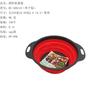 Cesta de drenaje plegable retráctil grande con asa, cesta cuadrada para escurrir, cesta redonda para lavar verduras y arroz, venta al por mayor RS-4863