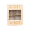 1:12 Casa de muñecas casa de muñecas Mini Muebles Escena Accesorios Ventana Modelo Estilo Europeo Billet 4 Persianas