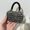 Bolso cruzado transfronterizo, bolso de mano, bolso de noche, cartera, bolso de mano con incrustaciones de diamantes, bolso cruzado de moda 2026 con incrustaciones de diamantes