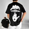 Tamanho UE CruzadoTamanho UE CruzadoUma Camiseta Masculina Verão Japonesa Clássica Anime Outono Masculino
