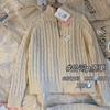 Este número presenta productos de alta calidad de Guangzhou Thirteen Lines 2025 Estilo Coreano Cremallera Doble Versátil Casual Giro Cardigan Suéter