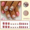 Exportación europea y americana, arte de uñas único y elegante para el uso diario, longitud media, fábrica original, disponible al por mayor, productos terminados