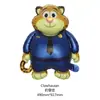 Nuevo Globo de Película de Aluminio de Oficial de Policía de Zootopia Original Decoración de Fiesta de Cumpleaños para Niños Escena Atmósfera Diseño Zhu