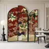 Biombo Medieval Estilo Francés para Sala de Estar, Oficina Estilo Chino Retro, Hotel, Biombo Plegable y Móvil para Entrada