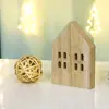 Artesanato em Madeira Produtos de Madeira de 25 Anos Enfeites em Miniatura Madeira Natural Simples Criativo Mesa de Escritório Sala de Estar Nórdica Decorações