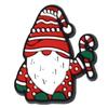 Decoración Plana Navideña de Venta Caliente Transfronteriza Parche de Pegamento Suave de PVC Accesorios de Joyería Accesorios de Dibujos Animados para Árbol de Navidad DIY