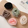 Tecido de Malha Branqueador Suave Francês Rosa DIY Corsage Handmade Grampo de Cabelo Adorno de Cabeça Acessórios para Roupas