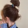 Marca Coreana de Lujo Ligero Gama Alta Lazo Brillante de Pedrería para el Cabello, Cuerda Elástica Gruesa de Marca de Alta Elasticidad, Goma Elástica para el Cabello