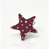 Pinza para el pelo de estrella de 5 cm para mujer, accesorio para el pelo de pentagrama de lunares estilo coreano dopamina, clip lindo y juguetón para el flequillo, adorno para el pelo