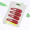 Presilha de franja para garota popular do Taobao, presilha de bebê tipo gota, 4 cores, presilha BB, grampo de cabelo infantil, Ting mulheres, Atacado