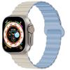 Aplicável em Fronteiras Apple Appleiwatchs109 Silicone Bicolor S11 Pulseira de Relógio com Fivela de Fecho Magnético