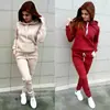 Otoño e invierno 2024 nuevas explosiones ropa de mujer ebay Amazon wish traje deportivo con capucha de forro polar europeo y americano mujer
