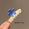 Grampo de Garra Elegante Estilo Coreano em Acetato Presilha para Meio Preso Flor 2026 Nova Qualidade Pequeno Grampo Tubarão Presilha para Coque Grampo de Cabelo