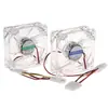 Venta al por mayor del fabricante Chasis de linterna LED Ventilador de potencia de 8 cm Ventilador luminoso de refrigeración de 8 cm Ventilador LED para computadora Silencioso