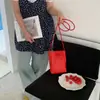 Bolsa de Celular para Mulheres, Transversal Modelo Novo 2026, Mini Bolsa Pequena com Toque de Luxo, Bolsa de Ombro Pequena Elegante Tecida, Bolsa Pequena da Moda para Passeio