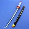 Cuchillo de Madera Corto de Bambú Versión Infantil de Tanjiro Demon Slayer: Kimetsu No Yaiba Pilar de la Llama Kyojuro Rengoku Mi Esposa Cuchillo de Madera Sin Filo