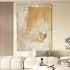 Pintura Decorativa de Flores e Pássaros com Galhos Dourados e Folhas de Jade, Estilo Luxo Leve para Parede de Fundo de Sala de Estar e Entrada, Pintura Grande para Pendurar, Venda por Atacado para Hotéis e Fábricas