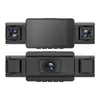 Cámara de salpicadero 4K de cuatro canales Conectividad WiFi Visión nocturna infrarroja Lente múltiple Monitoreo del vehículo Sensor de gravedad Grabación en bucle