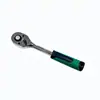 Chave de catraca retrátil rápida, ajustável com 72 dentes, encaixe grande de 1/2", encaixe médio de 3/8", encaixe pequeno de 1/4", catraca bidirecional estendida