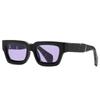 Nuevas Gafas de Sol de Moda Transfronteriza de Montura Pequeña, Gafas de Montura Cuadrada Personalizadas Europeas y Americanas, Gafas Versátiles de Montura Gruesa Estilo Ins