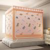 Cortina Opaca Nueva Estampada 2025 Mosquitero Tipo Cama de Tres Puertas Exclusivo para el Sudeste Asiático para Repeler y Prevenir Mosquitos