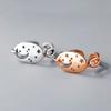 Anillo Hueco de Estrella Luna Estilo Coreano para Mujer Dulce Creativo Combinable Cadena Corte Cruzado Gladiousness Anillo de Dedo