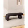 Banco longo de couro cor creme para fim de cama banco de entrada de casa banquinho para trocar sapatos sala de estar hall de entrada estofado macio loja de roupas banquinho para experimentar sapatos comercial