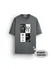 Camiseta de Manga Corta de Algodón Puro con Estampado Popular, Diseño de Nicho Retro Moderno, Tops Casuales para Mujer